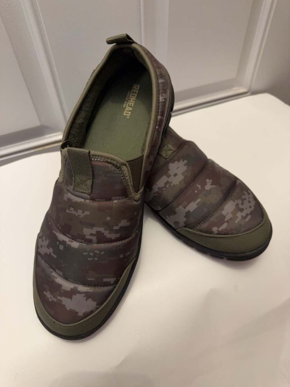 RedHead Camo Puffer Slip-On Slippers